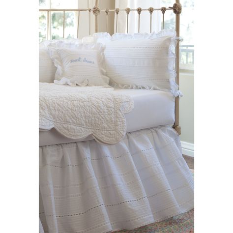 $262.50 White Crib Skirt, Modern Bed Linen, Linen Crib Bedding, White Crib Bedding, Crib Bed Skirt, Toddler Bed Boy, Crib Accessories, White Crib, Crib Skirt