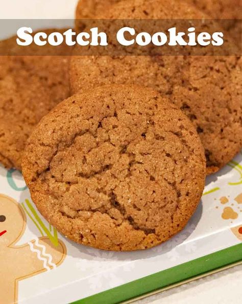 Scotch Cookies, Scottish Desserts, Xmas Baking, Popular Cookies, Cookie Pizza, Skillet Cookie, Oatmeal Cookie Recipes, Ginger Cookies, Cookie Scoop