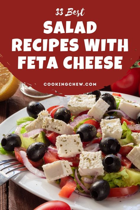 Salad With Feta Cheese Recipes, Salad With Feta Cheese, Hummus Salad, Lamb Salad, Feta Cheese Recipes, Wild Rice Salad, Cucumber Avocado, Feta Cheese Salad, Olive Salad