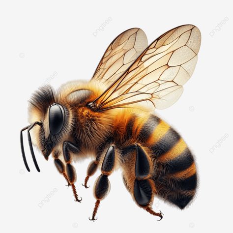 Bee Reference, Honey Bee Drawing, Bee Fly, Flying Bee, Tattoo Pics, Bee Drawing, Bee Pictures, Photoshop Ideas, Bee Illustration