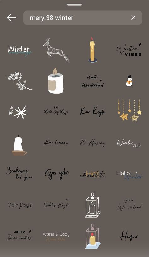 Christmas Aesthetic Template, December Gif Instagram, Winter Post Ideas Instagram, Winter Stickers Instagram, Mery 38 Instagram, Winter Stories Instagram, Winter Snapchat Stories, Winter Stickers Aesthetic, Winter Story Instagram