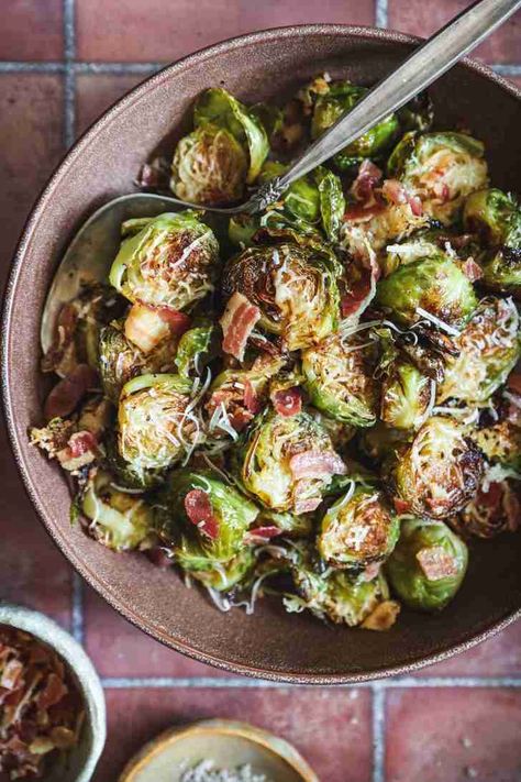 Roasted Brussels Sprouts With Balsamic, Brussels Sprouts With Pancetta, Roasted Brussels Sprouts, Gluten Free Cheese, Roasted Brussel Sprouts, Balsamic Glaze, Brussels Sprouts, Breakfast Lunch Dinner, Balsamic Vinegar