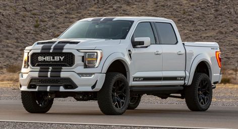 Ford Shelby Truck, Shelby Truck, Shelby F150, Ford Lightning, Customised Trucks, Old Ford Trucks, Classic Ford Trucks, Ford 4x4, Sporty Looks