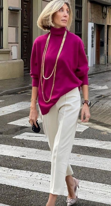 Susi Rejano, Working Wardrobe, Stylish Outfits For Women Over 50, Fall Transition Outfits, Elegante Casual, 60 Fashion, Older Fashion, Over 50 Womens Fashion, Trendy Fall