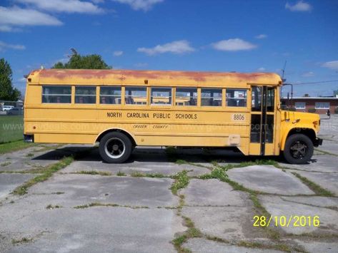 1988 Chevrolet 54 Passenger School Bus - govdeals.com Old School Bus, School Buses, School Bus, Public School, Buses, North Carolina, Passenger, Arch, Building