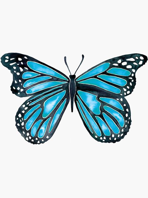 Turquoise Butterfly, Art Papillon, Blue Morpho Butterfly, Butterfly Art Print, Butterfly Poster, Morpho Butterfly, Palette Art, Butterfly Canvas, Blue Morpho