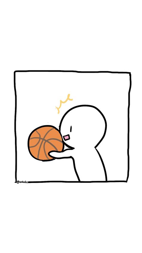 Basketball Doodle, Procreate App Tutorial, Stick Men Drawings, Basketball Drawings, Funny Stick Figures, Instagram Design Creative, I Love Basketball, Bola Basket, Best Friends Cartoon