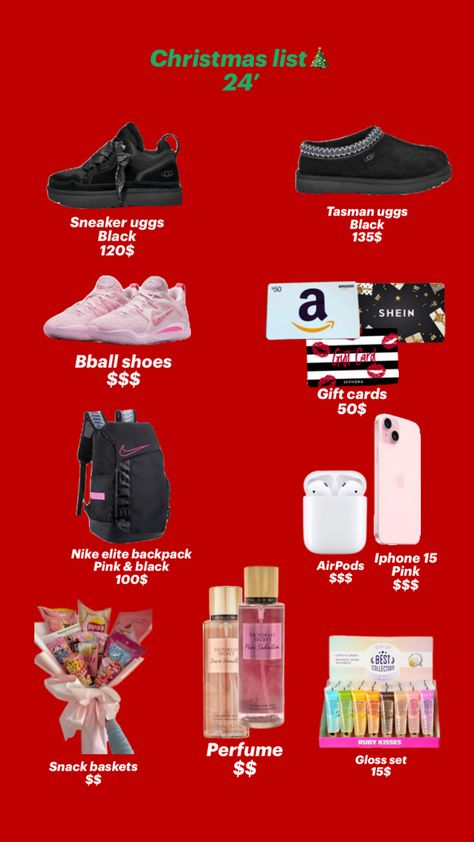 Christmas List Black Teenage Girl, Goft Ideas, Nike Elite Backpack, Black Teenage Girl, Elite Backpack, Bubble Milk Tea, Black Uggs, Ugg Tasman, Black Person