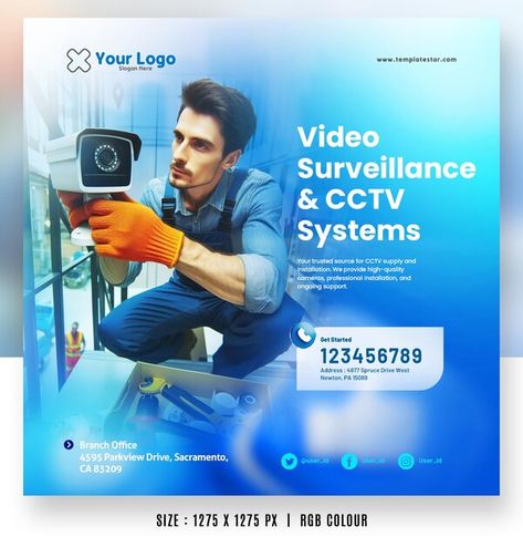 Cctv vectors, photos and PSD files | Free download Cctv Social Media Post, Ads Creative Advertising Ideas, Creative Banners, Advertising Ideas, Logo Psd, Technology Icon, Brand Promotion, Video Surveillance, Card Banner