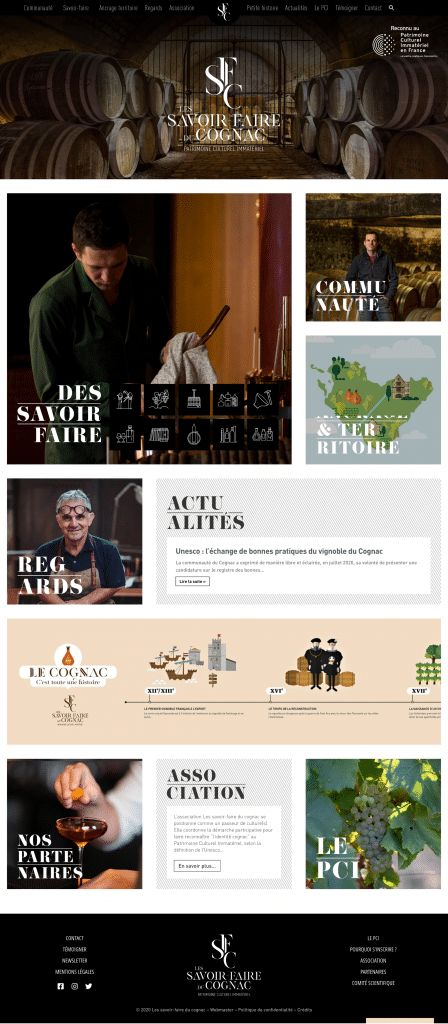 An alluring and engrossing website in French about the one-of-a-kind Cognac, named Intangible Cultural Heritage by UNESCO. They feature an entire inventory of Cognac vineyard practices, the history of Cognac making, the process, among many interesting information. Their website has everything classy on it just like their spirit. Take a look yourself and find out all about it. The post Les Savoir-Faire Du Cognac appeared first on BeautifulPress. Cognac Photography, Cognac France, Visit Website, Interesting Information, Create Website, Wordpress Website, Cognac, Wordpress