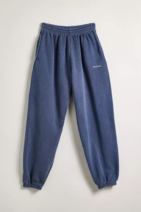 Women's Pants | Urban Outfitters Iets Frans Sweatpants, Iets Frans Joggers, Reworked Pants, Urban Outfitters Sweatpants, College Pants, Sporty Fits, Urban Outfiters, Outfitters Clothes, Outfit Holiday