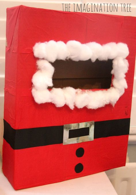 Santa Claus Mailbox, Christmas Grotto Ideas, Christmas Fayre Ideas, Christmas Literacy Activities, Christmas Literacy, Santa Writing, Christmas Fair Ideas, Santa Mail, Christmas Writing