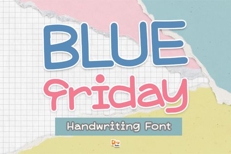 Blue Friday Font by DM Letter Studio Monoline Font, Blue Friday, Minimalist Layout, Uppercase And Lowercase Letters, Typeface Design, Font Generator, Handwriting Fonts, Uppercase And Lowercase, Sans Serif Fonts