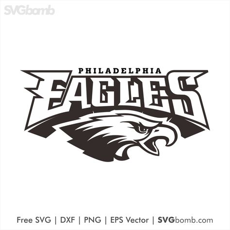 Philadelphia Eagles Logo Svg, Philadelphia Eagles Tshirt Ideas, All Football Club Logo, Diy Eagles Shirt, Philadelphia Eagles Logo Svg Free, Free Philadelphia Eagles Svg For Cricut, Philadelphia Eagles Shirts Diy, Philadelphia Eagles Diy Crafts, Eagles Tshirt Ideas