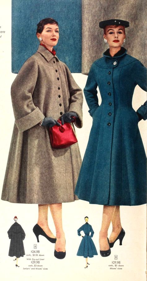 50s Winter Coat, 1950s Coats For Women, Vintage Coat Dress, 1950 Coat Women, 60s Coats Women, Vintage Coats For Women 1950s, 1940s Winter Coat, 1940s Coats For Women, 1960s Coats For Women