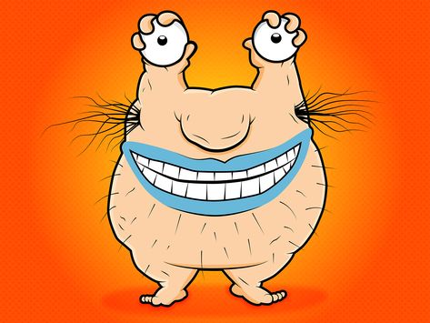 Krumm by Anthony Savage Real Monsters Cartoon, Ahh Real Monsters, Aztec Tattoo, Monster Drawing, Real Monsters, Horror Artwork, Cartoon Artwork, Tooth Gem, Monster Characters