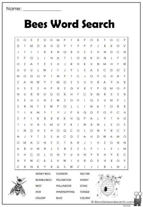 Spelling Bee Word List, Spelling Bee Words, 2024 Classroom, Free Printable Word Searches, Bee Themed Classroom, Bee Activities, Bee Classroom, Bee Printables, Word Search Printables