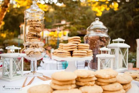 cookie bar at one smart cookie grad party                                                                                                                                                      More Cookie Buffet Wedding, Cookie Bar Wedding, Cookie Buffet, Graduation Board, Graduation Food, Class Dismissed, Cookie Table, One Smart Cookie, Cookie Bar