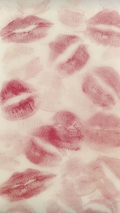 #kiss #kisswallpaper Hot Pink Kiss Lips Wallpaper, Kiss Mark Aesthetic Wallpaper, Trendy Profile Pics, Lip Stickers Kiss, Wallpaper Kiss Lips, Kissing Template, Black Kisses Wallpaper, Kiss Wallpapers Aesthetic, Kiss Mark Wallpaper