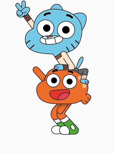 Fursuit Making, Gumball And Darwin, Gumball Darwin, Cartoon Network Characters, Drawing Cartoon Characters, Cartoon Tattoos, World Of Gumball, The Amazing World Of Gumball, Classic Cartoons