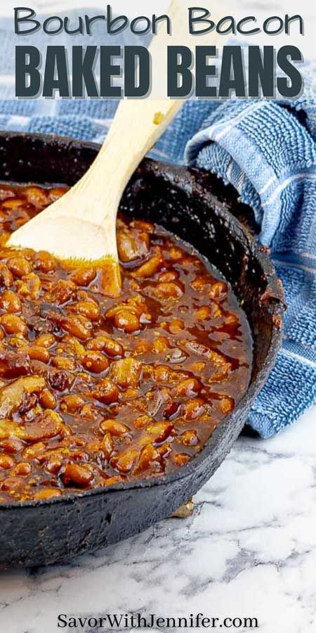 Semi Homemade Baked Beans, Autumn Barbecue, Bourbon Baked Beans Recipe, Baked Beans Bacon, Barbecue Grill Recipes, Bourbon Baked Beans, Firehouse Meals, Smoked Sides, Smoked Baked Beans