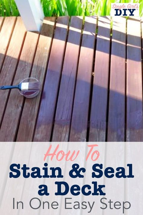 Stain A Deck, Easy Deck, Diy Steps, Awesome Woodworking Ideas, Deck Makeover, Wooden Deck, Outdoor Remodel, Staining Deck, Woodworking Box