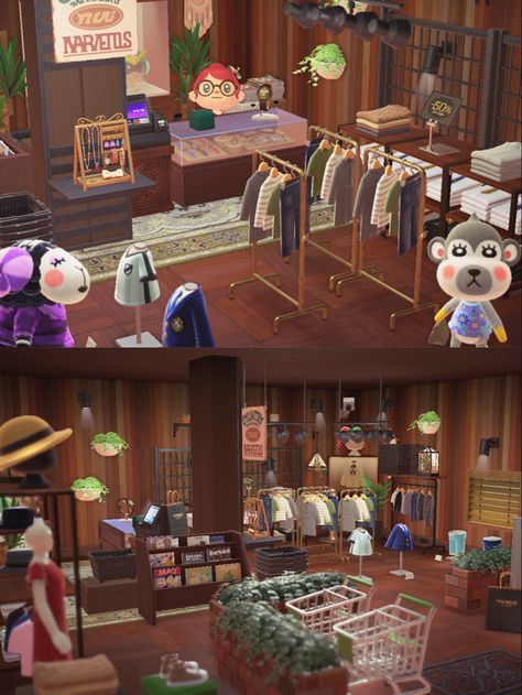 Look at how shes glaring 😳 #animalcrossing #animalcrossingnewhorizons #happyhomedesigner #homedesign #nintendo #nintendoswitch #gaming #cozy #store Clothing Store Animal Crossing, Animal Crossing Clothing Store Ideas, Animal Crossing Clothing Store, Acnh Clothing Store, Happy Home Designer, Storing Clothes, Acnh Inspo, Animal Crossing, Jewelry Stores