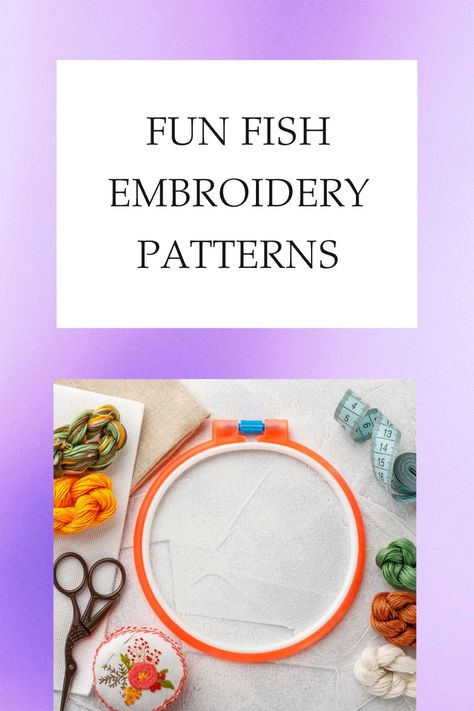 23+Fun Fish Embroidery Patterns - meshthread.com Hand Embroidery Fish Patterns, Fish Hand Embroidery Designs, Embroidered Fish Simple, Fish Embroidery Pattern, Embroidery Fish, Fish Applique, Animal Embroidery Patterns, Fish Embroidery, Funny Embroidery