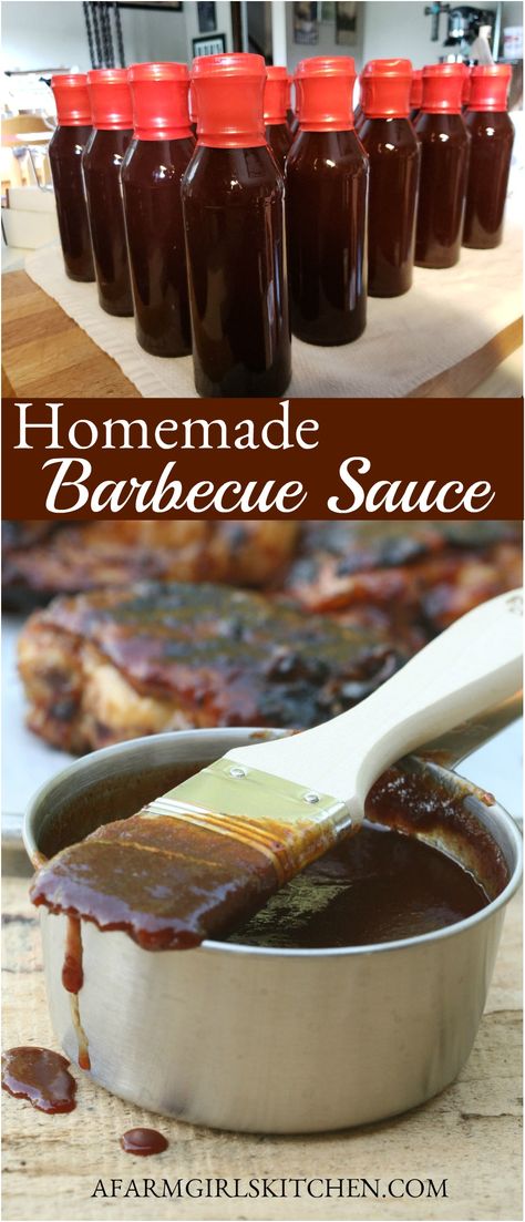 Homemade Barbecue Sauce is easy to make and is sweet, tangy, and with a kick of spice. EASY to make and perfect on BBQ Chicken, BBQ Pork Ribs, and BBQ Baked Beans, etc.  #BBQ #barbecue #barbecuesauce #BBQsauce #homemadebarbecuesauce #homemadeBBQsauce #Southernrecipes #recipe Best Homemade Bbq Sauce, Home Made Bbq Sauce, Homemade Barbecue Sauce Recipe, Homemade Bbq Sauce Recipe, Homemade Barbecue, Homemade Baked Beans, Homemade Bbq Sauce, Chicken Bbq, Barbecue Sauce Recipes