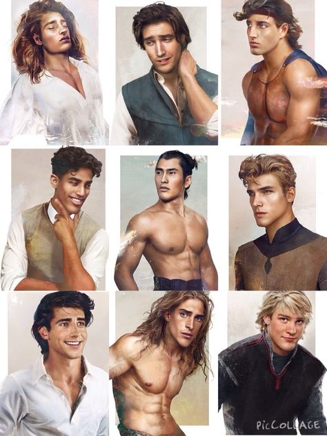 Disney princes in real life Modern Disney Characters, Animation Disney, Disney Fanart, Funny Disney Memes, Disneyland Pictures, Images Disney, Dark Disney, Disney Princess Drawings, Film Disney