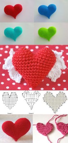 Crochet Heart Free Pattern, Crochet Hearts, Crochet Skirt Pattern, Crochet Baby Beanie, Crochet Heart Pattern, Irish Crochet Dress, Crochet Abbreviations, Trendy Crochet, Crochet Braids Hairstyles