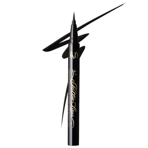 Tattoo Liner Vegan Waterproof Liquid Eyeliner - KVD Beauty | Sephora Kvd Beauty, Beauty Tattoo, Eyeliner Tattoo, Waterproof Liquid Eyeliner, Beauty Ad, Liquid Liner, Goth Girl, Recyclable Packaging, Vegan Beauty