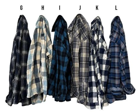 Grunge Fits, Blue Flannel Shirt, Purple Flannel, Vintage Flannel Shirt, Womens Flannel Shirt, Blue Flannel, Tactical Clothing, Vintage Flannel, Mens Flannel Shirt