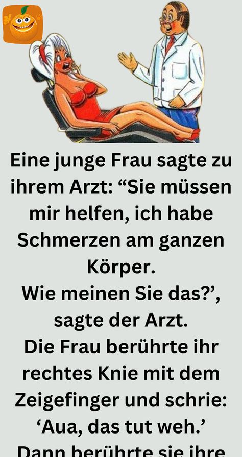 Eine junge Frau sagte zu ihrem Arzt Bar Jokes, Funny Spanish Jokes, Blonde Jokes, Marriage Jokes, Dirty Jokes Funny, Spanish Jokes, English Jokes, Daily Jokes, Jokes Videos