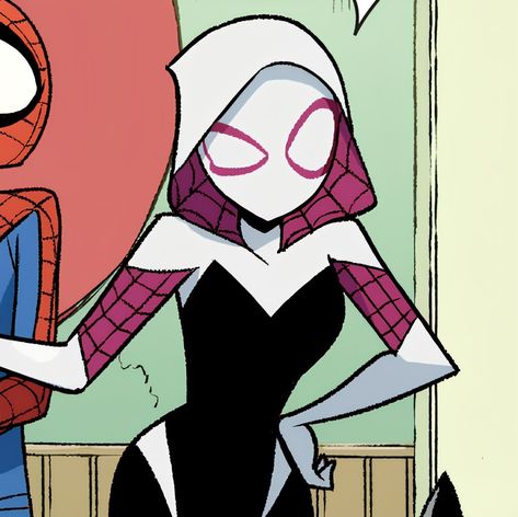 Spider Gwen Comics, Gwen Spiderman, Spiderman Girl, Spider Man Venom, Cow Print Wallpaper, Spiderman Theme, Best Marvel Characters, Spiderman Art Sketch, Ghost Spider