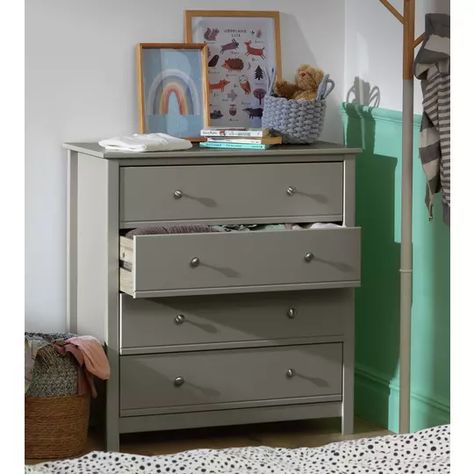 Kids' Chest Of Drawers | Drawers For Children | Argos Brooklyn Bedroom, Bed Options, Kids Chest Of Drawers, 4 Drawer Chest, Bedroom Drawers, Furniture Packages, Home Bar Furniture, Set Of Drawers, White Chests