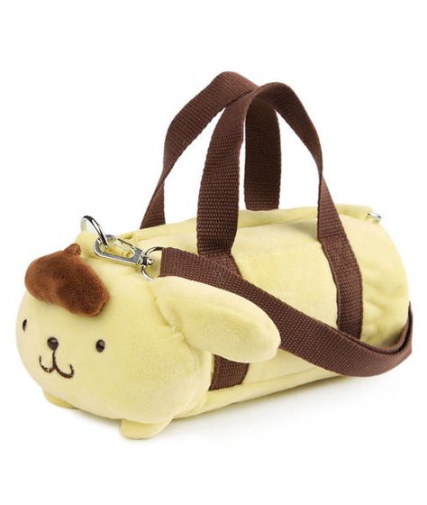 Purin is always ready for an adventure!  Where will you go with him today? Brown Beret, Go Your Own Way, Hello Kitty My Melody, Cute Purses, Rilakkuma, Doja Cat, Sanrio Characters, Cute Bags, Mini Bag