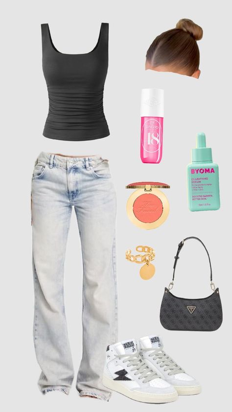 #ootd #fyp #natural #clean girl #❤️ Cute Clean Girl Outfits, Clean Girl Looks, Lila Core, Clean Girl Outfits Summer, Basic White Girl Outfit, Clean Girl Look, Clean Girl Outfits, White Girl Outfits, Characters Inspiration