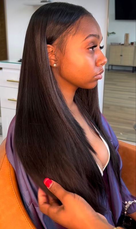 Silk Press Natural Hair, Twisted Hair, Quick Weave Hairstyles, Quick Braided Hairstyles, Pretty Braided Hairstyles, Hairdos For Curly Hair, Quick Weave, Dope Hairstyles, Hair Ponytail Styles