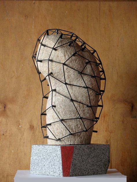 Inspirational Sculpture, Stone Garden Statues, Sculpture Abstract, Fiber Sculpture, Fish Sculpture, Concrete Art, Steel Sculpture, Small Sculptures, Carved Stone