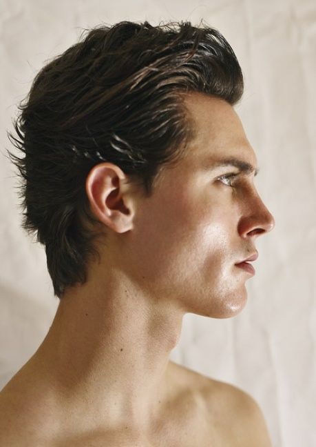 european men with slick back hair - Google Search Male Slicked Back Hair Long, Slip Back Hairstyle Men, Mens Long Hair Slicked Back, Man With Slicked Back Hair, Black Slicked Back Hair Men, Loose Slick Back Hair Men, Hair Pushed Back Men, European Haircut Men, Slick Hairstyles Men