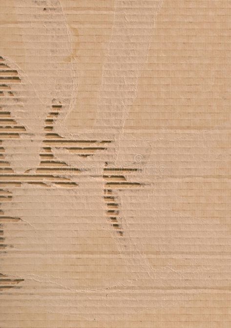 Torn cardboard. Torn crimped cardboard for background using #Sponsored , #SPONSORED, #AD, #Torn, #crimped, #background, #cardboard Cardboard Graphic Design, Jacquemus Invitation, Cardboard Background, Cardboard Texture, Carton Texture, Scrapbook Printing, Texture Drawing, Texture Graphic Design, Cardboard Art