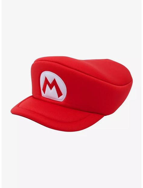 Super Mario Cosplay, How To Draw Mario, Super Mario Hat, Mario Hat, Halloween Costume Hats, Mario Cosplay, Mario Mario, Super Mario Birthday Party, Lego Gifts