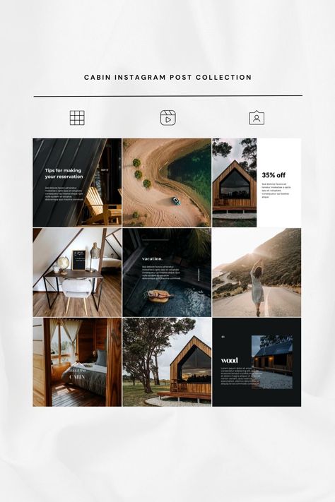 Airbnb Instagram feed features photos and videos of homes and experiences from around the world, curated by Airbnb's community of #Instagram_Design #Lodge_Ideas #Instagram_Design_Layout #Social_Media_Design_Inspiration Hotel Marketing Design, Instagram Photoshop, Lodge Ideas, Instagram Design Layout, Hotel Marketing, Visual Strategy, Instagram Feed Layout, Hotel Inspiration, Instagram Grid