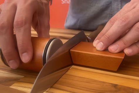 I'm a Chef Who's Taught Knife Sharpening 101—but This Tool Is So Much Easier to Use Professional Knife Sharpener, Electric Sharpener, Specialty Knives, Knife Sharpener, Subscription Gifts, Custom Knife, Diy Tumblers, A Chef, Knife Sharpening