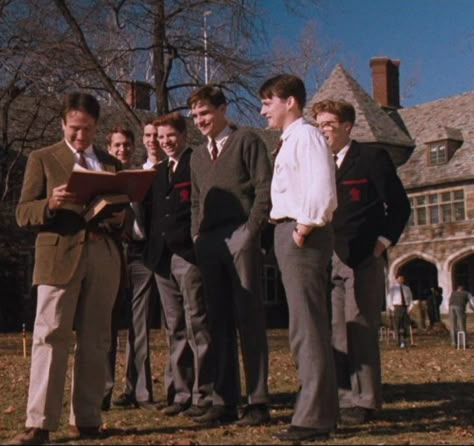 The movie, Dead Poets Society filmed at St. Andrews School, Middletown, DE Emotional Validation, Dead Poets Society Aesthetic, Sean Leonard, Halloween Costumes Ideas, Oh Captain My Captain, Chaotic Academia, Captain My Captain, Septième Art, Reflecting Light