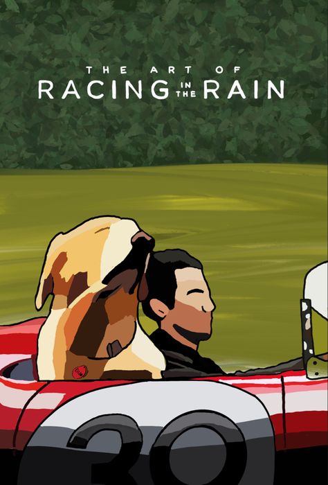 The Art Of Racing In The Rain Poster, The Art Of Racing In The Rain Aesthetic, The Art Of Racing In The Rain, Racing In The Rain, Rain Wallpaper, Rain Quotes, Rain Wallpapers, Rain Art, Movie Clips