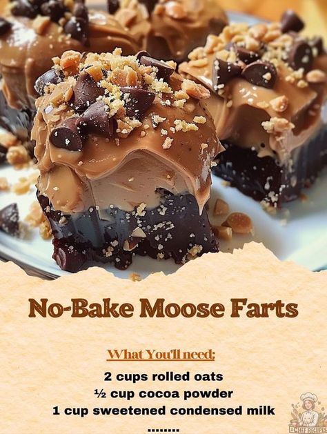 A Chef Recipes Moose Farts, Candy Recipes Homemade, Cookie Bar Recipes, Homemade Candies, Paula Deen, Chocolate Craving, No Bake Treats, Eat Dessert, Christmas Cookie