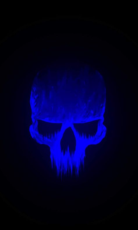 Blue Skull iPhone Wallpaper Hd Skull Wallpapers Dark, Blue Skull Aesthetic, Blue Skull Wallpaper, Wallpaper Iphone Dark Blue, Skull Iphone Wallpaper, Skull Background, Blue Aesthetic Grunge, Ipad Backgrounds, Helloween Wallpaper