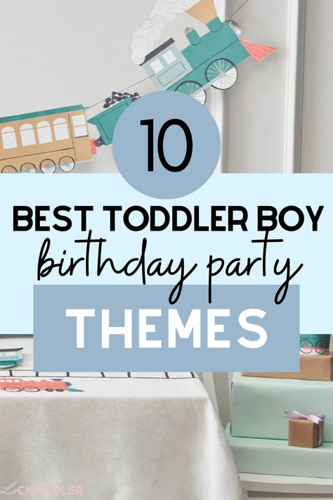 Toddler Birthday Party Ideas Boy, Third Birthday Party Ideas, Boy Theme Party, Birthday Party Themes For Boys, Toddler Birthday Themes, Toddler Birthday Party Themes, Third Birthday Boys, 3rd Birthday Party For Boy, Second Birthday Boys